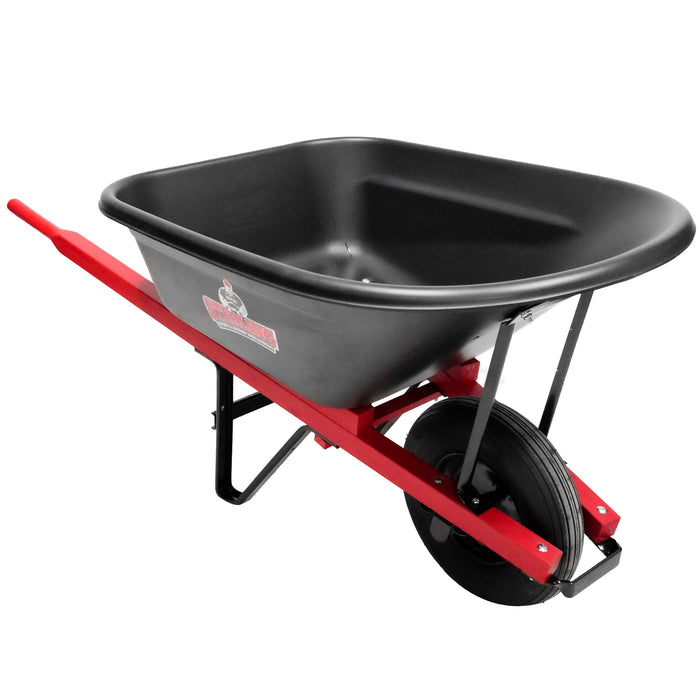 Sterling 6 Cubic Foot Poly Wheelbarrow